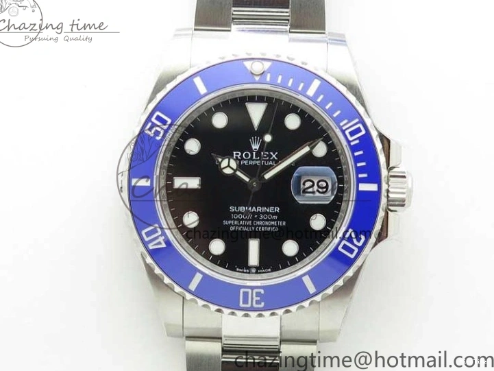 MiroTime 0319 Submariner 41mm 126619 LB Blue Ceramic EWF Black Dial on SS Bracelet A Effortless 2766